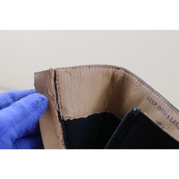 Harley Davidson Boots 9.5 Black Leather Ashby Harness Mid Calf Engineer Biker - Picture 10 of 14